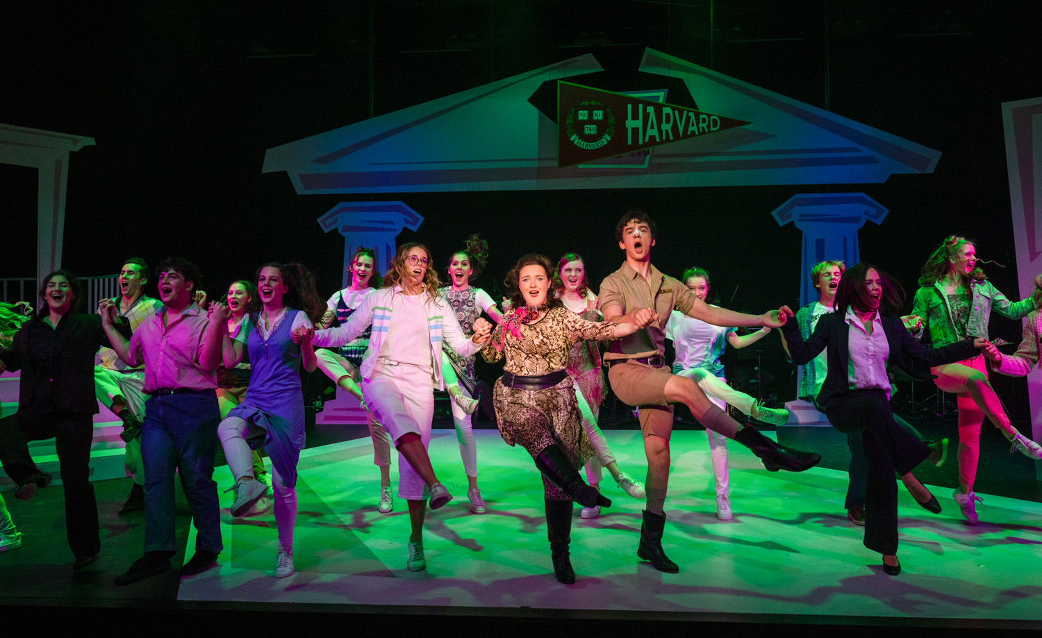 St Andrew's College students performing at the 2024 Senior College production, Legally Blonde.