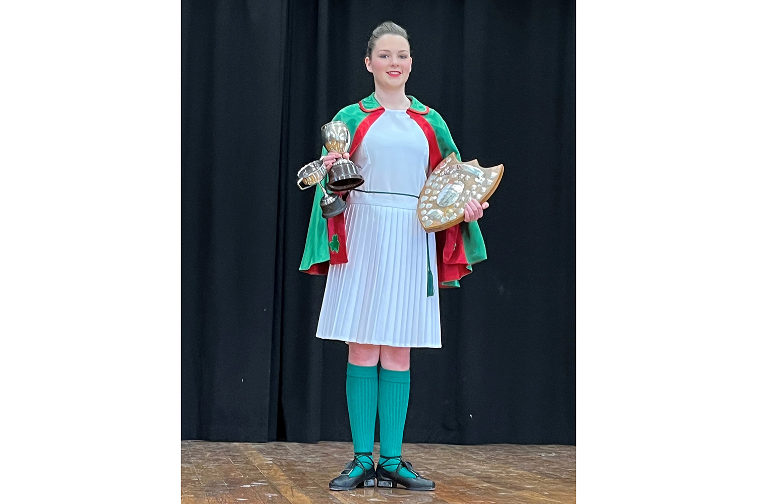 St Andrew's College student Hayley Nolan received many accolades for Highland Dancing.