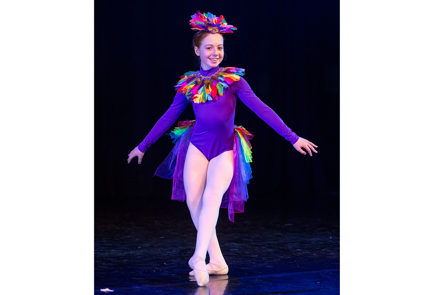 St Andrew's College student Holly Thirkell ballet dancing.