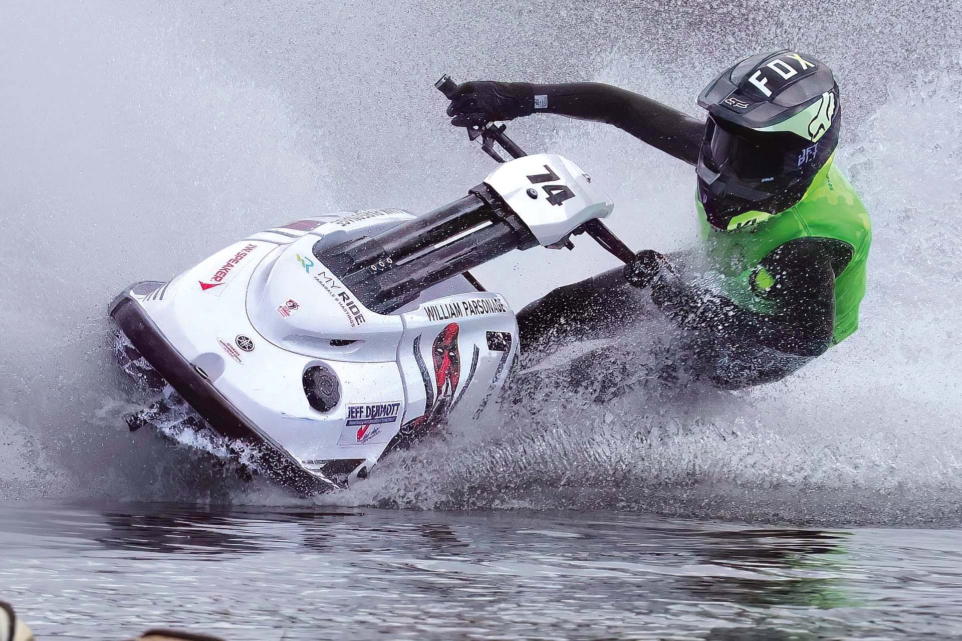 St Andrew's College student William Parsonage, winner at the Jet Ski South Island Championships.