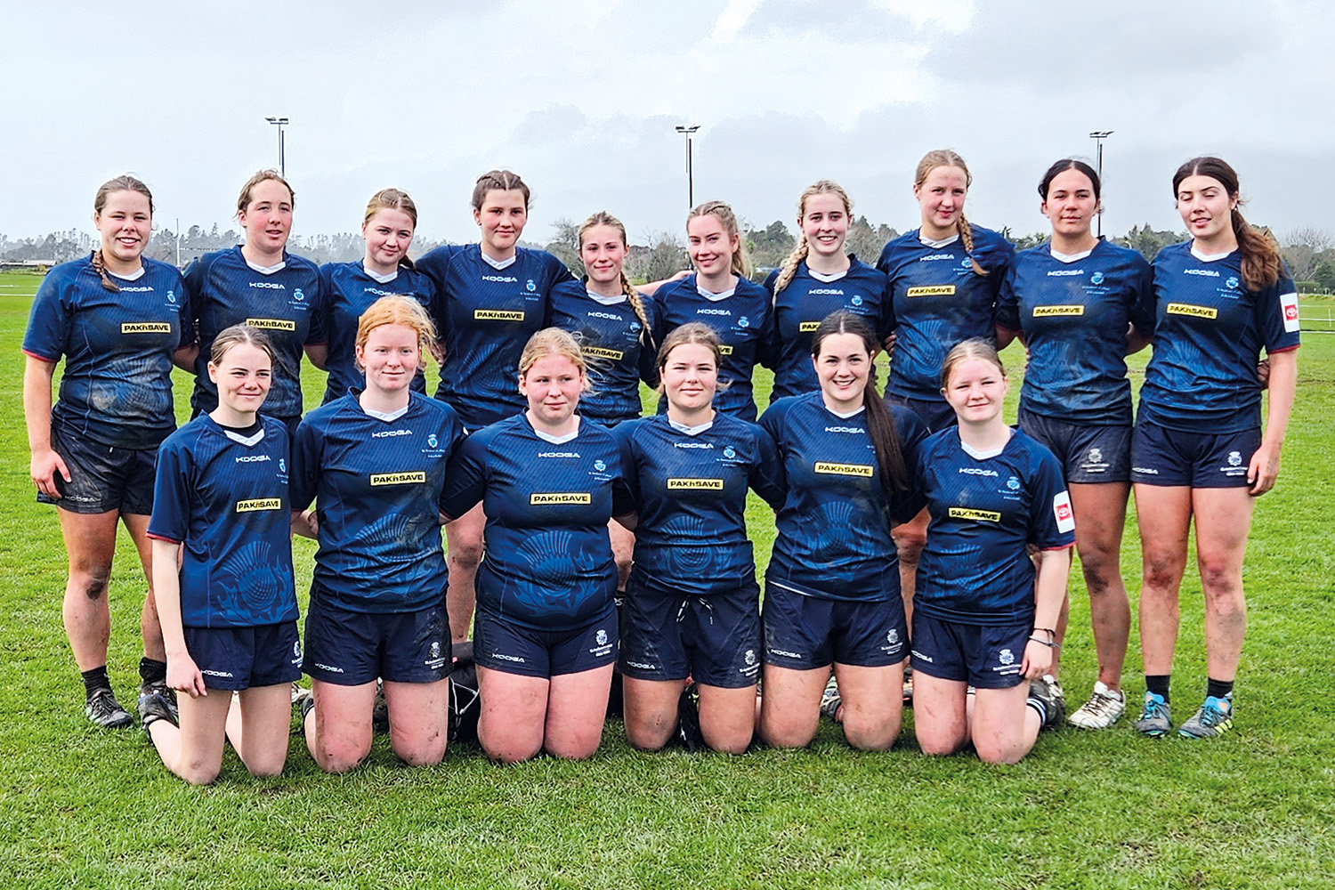 St Andrew's College Girls' 1st XV rugby team.