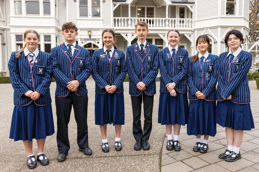 St Andrew's College 2025 Student Captains.