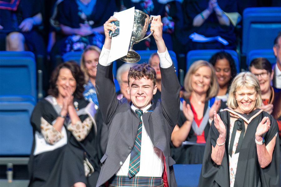 St Andrew's College 2023 Dux, Lachlan Odlin.