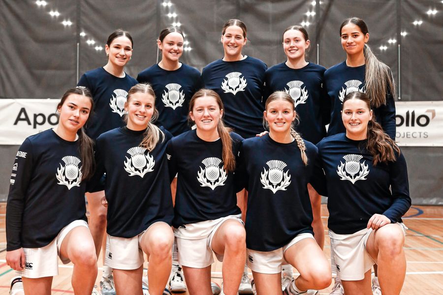 St Andrew's College Senior A Girls' basketball team 2023.