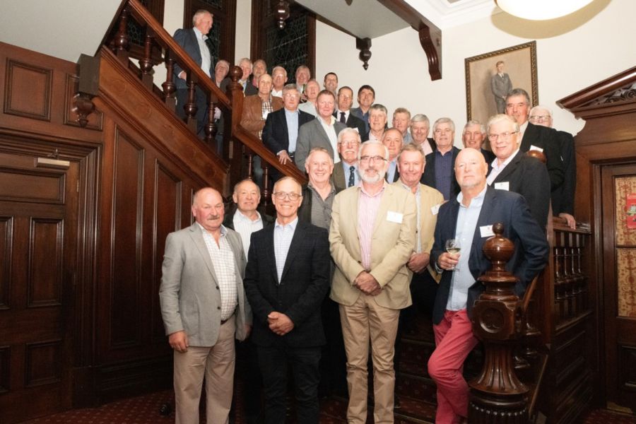 Old Collegians gathered inside Strowan House for 50 Years On