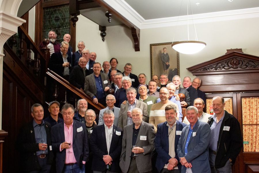 Old Collegians gathered inside Strowan House for 50 Years on Reunion