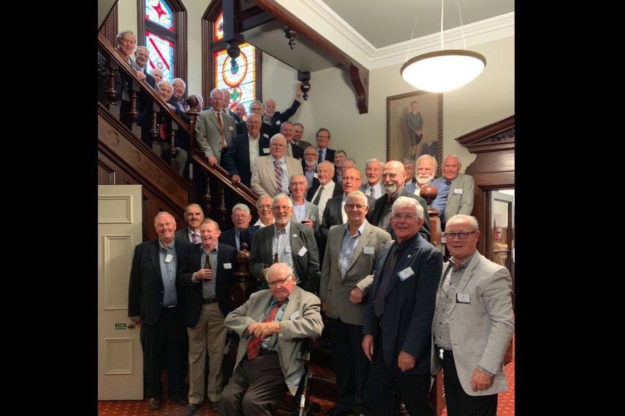 Old Collegians gathered inside Strowan House for 60 Years On