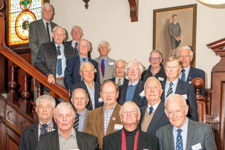 Old Collegians gathered inside Strowan House for 66 Years On