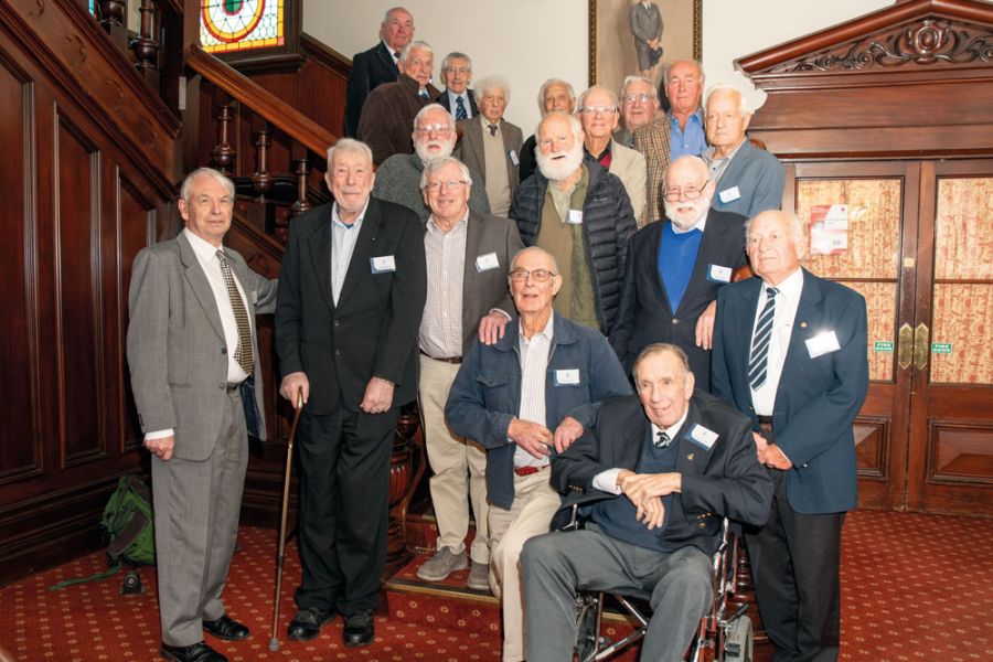 Old Collegians gathered inside Strowan House for 70 Years On