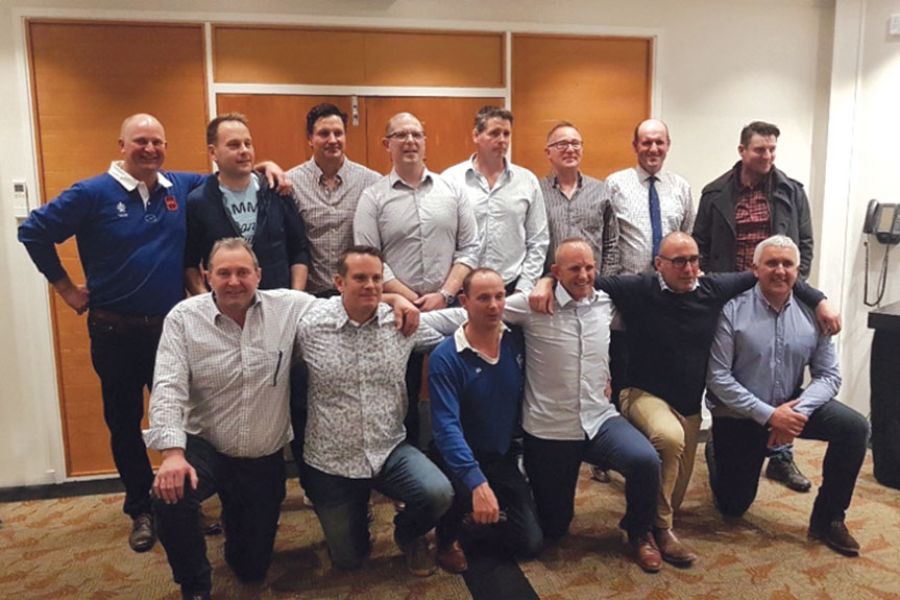 Group of Old Collegians at the Rugby Reunion