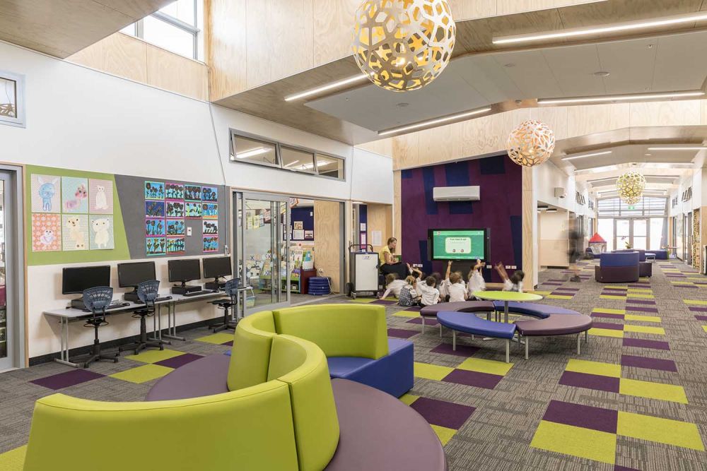 Junior School shared space interior at StAC