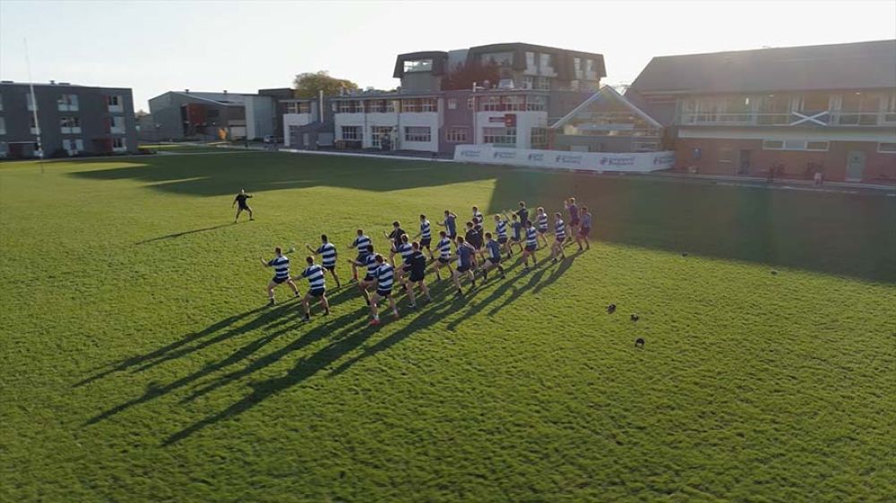 Rugby pitch at St Andrew's College