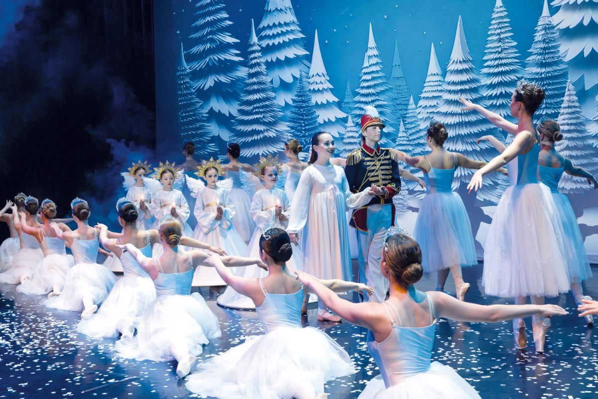 St Andrew's College Ballet Academy students performing in The Nutcracker.