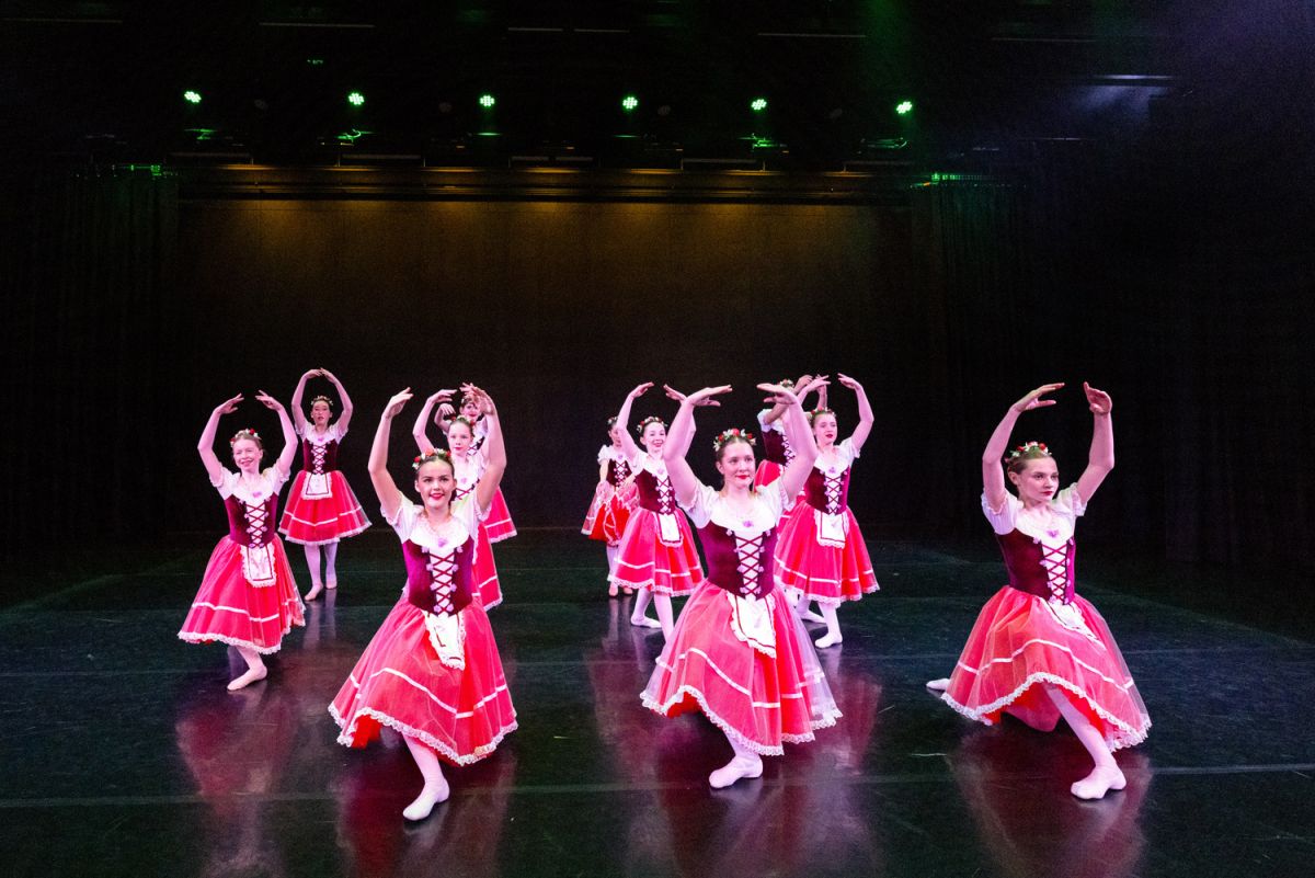 St Andrew's College Ballet Academy students dancing at the Winter Showcase.