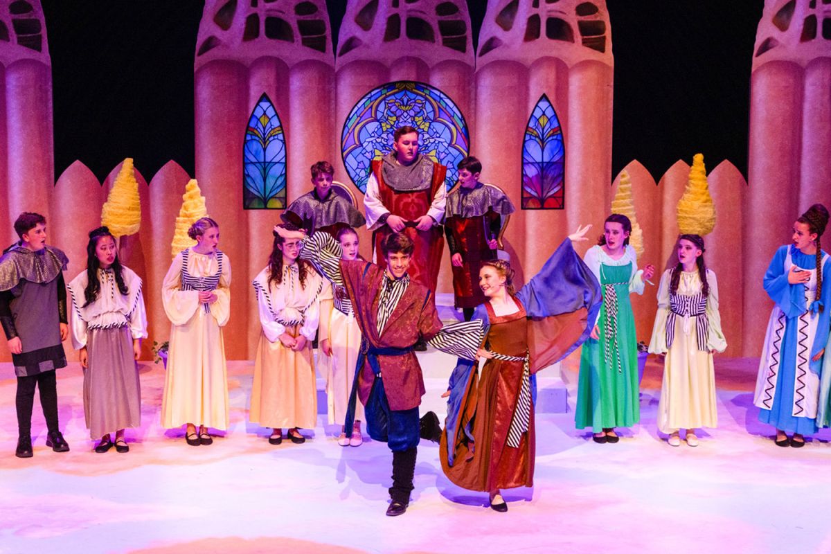 St Andrew's College Middle School students performing at Once Upon a Mattress.