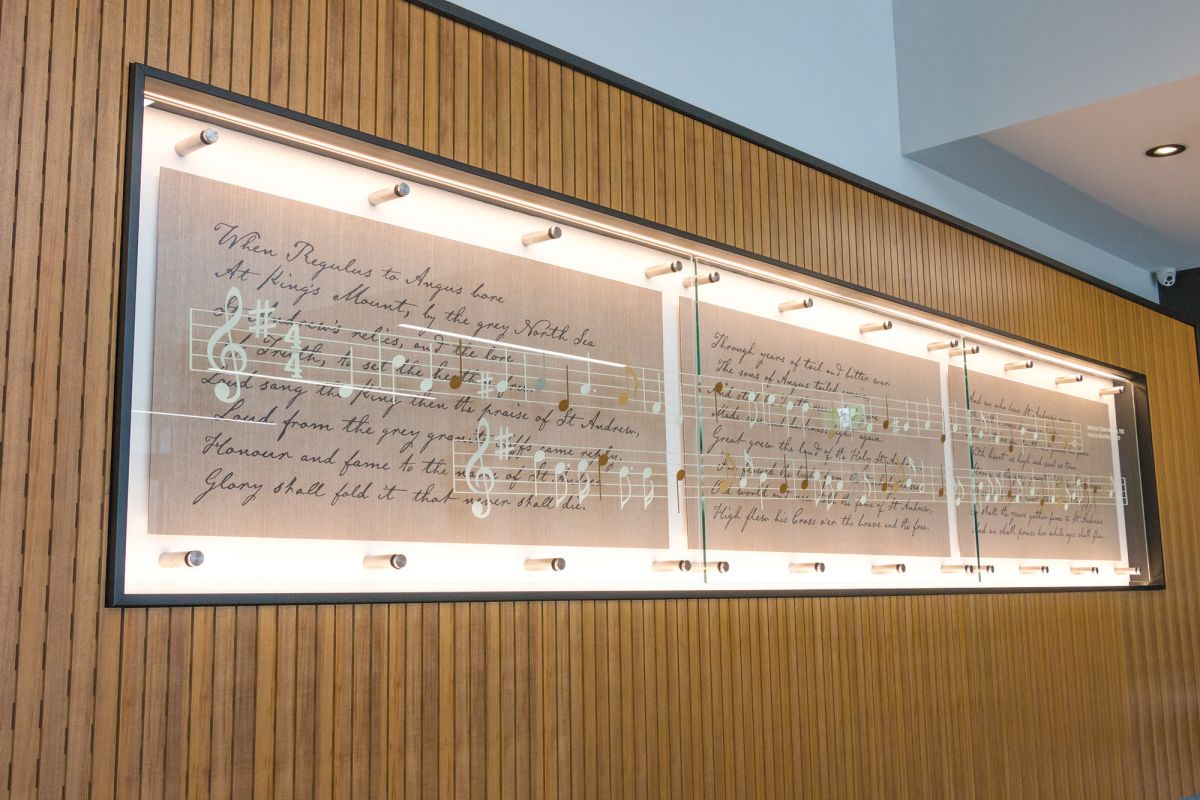 Donor acknowledgement Song Wall
