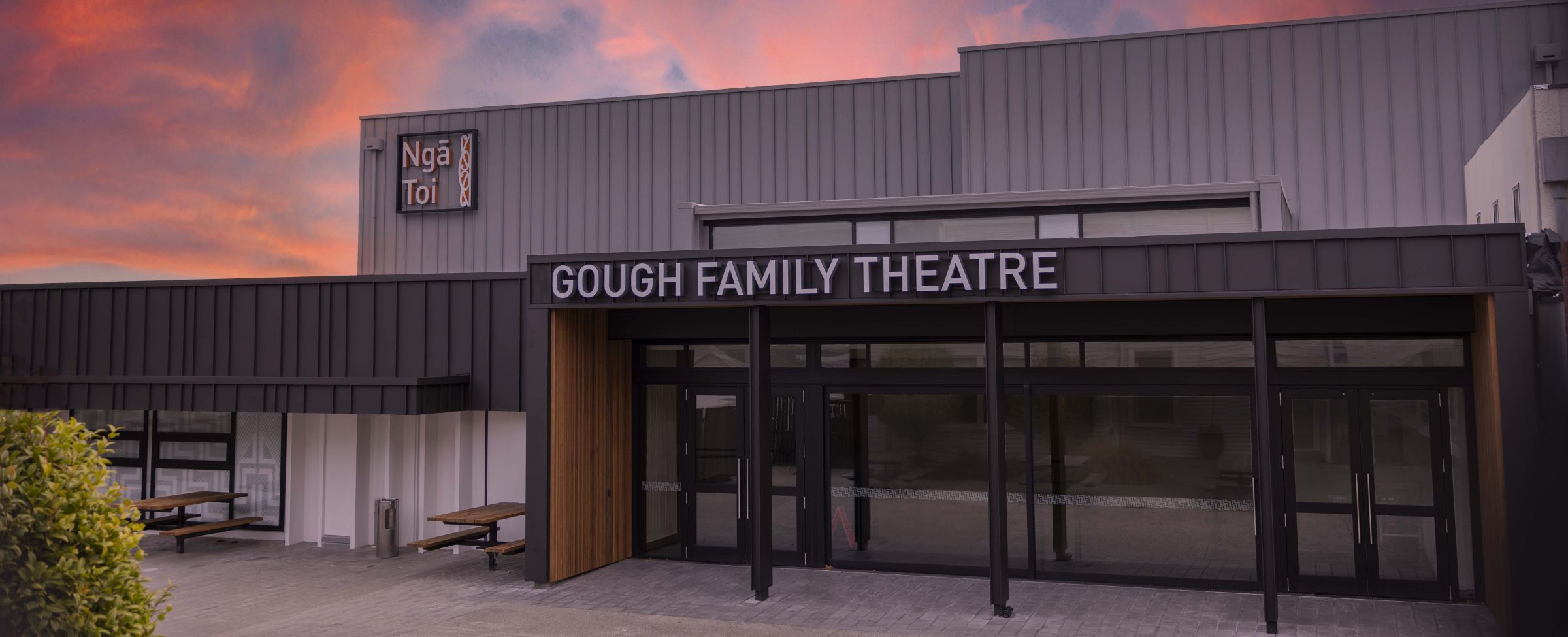 Nga Toi Gough Family Theatre facade