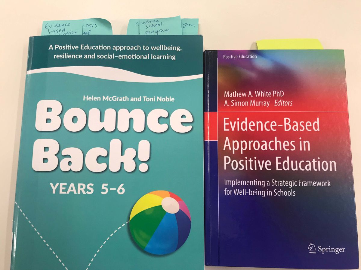 Bounce Back Positive education approach books