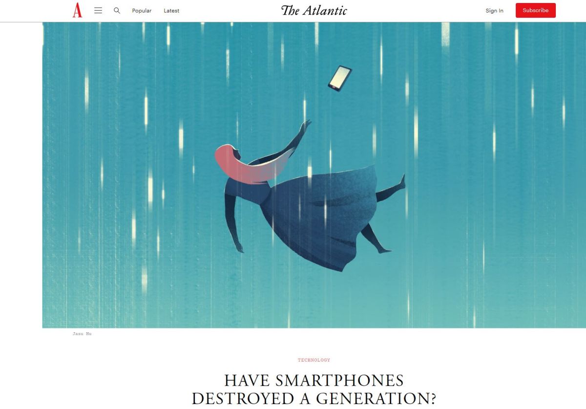 an article on smartphones and have they destroyed a generation?