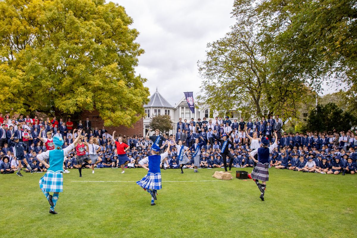Highland dancing at St Andrew's College Founders Day