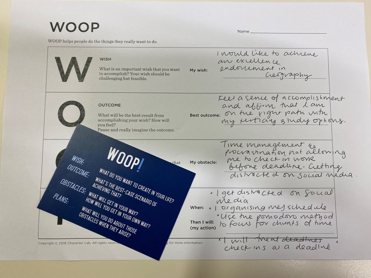 WOOP helps people do the things they really want to do